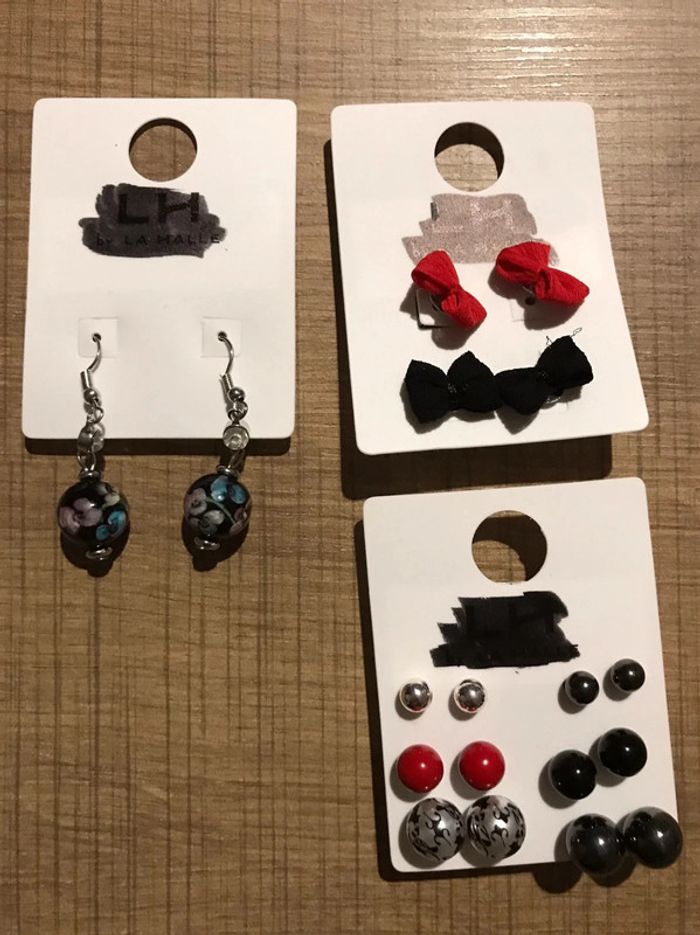 Lot boucle d’oreille