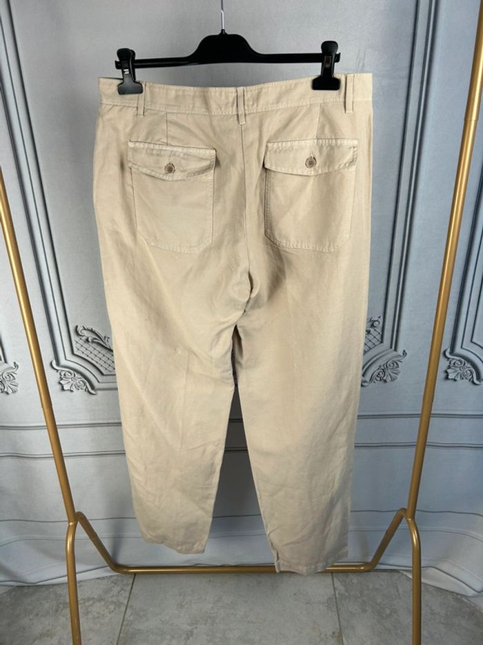 Pantalon large beige Hartford T4 Neuf - photo numéro 5
