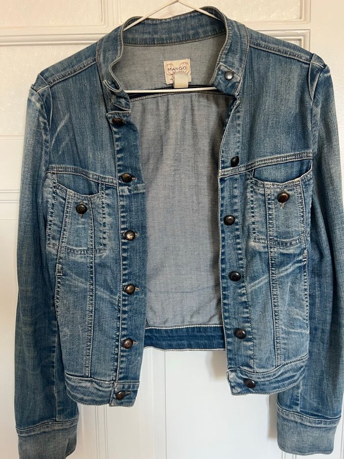 Veste jeans MANGO taille XS - photo numéro 2