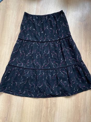 Jupe longue Caroll en velour taille 36