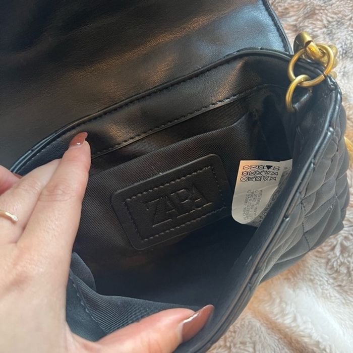 Sac matelassé noir zara - photo numéro 3