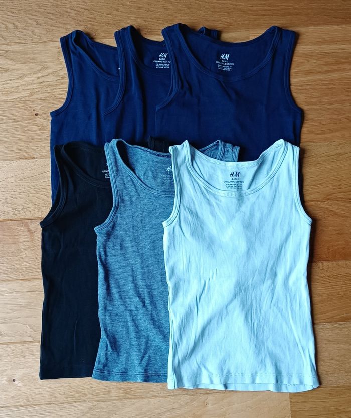 Marcels/Débardeurs Diverses Couleur H&M Garçon Lot De 6