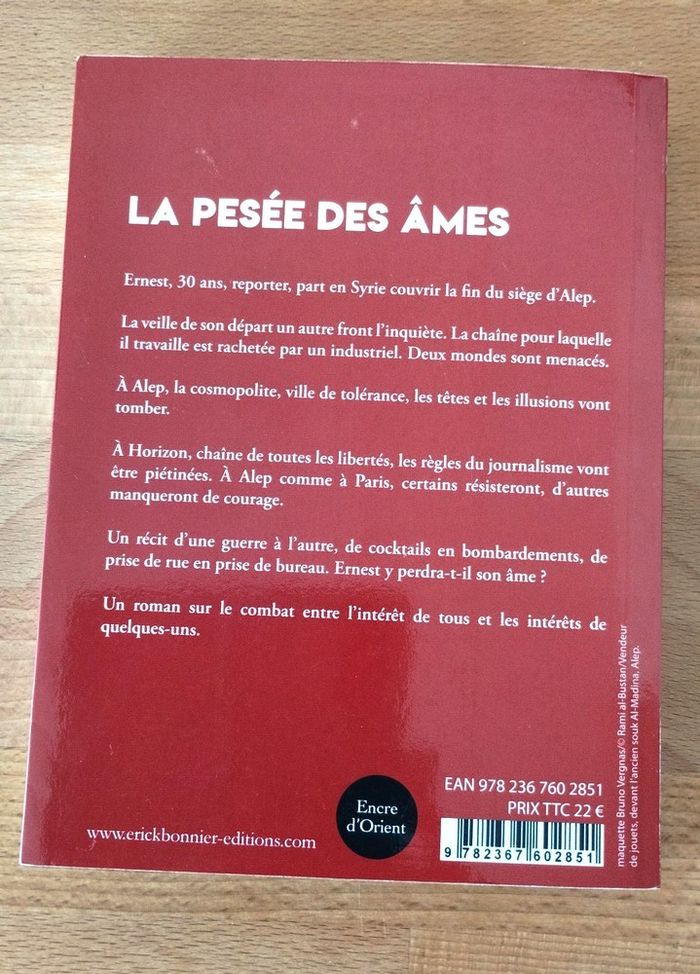 Livre La pesée des âmes - Pascal Manoukian - photo numéro 2