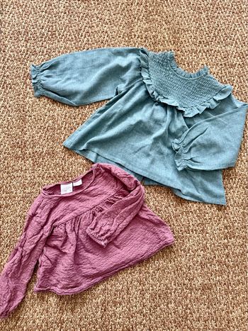 Lot de 2 blouses Zara/Verbaudet 3 ans