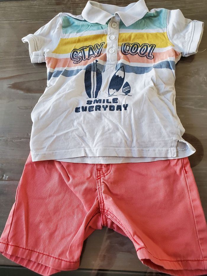 Ensemble short et t-shirt 2 ans