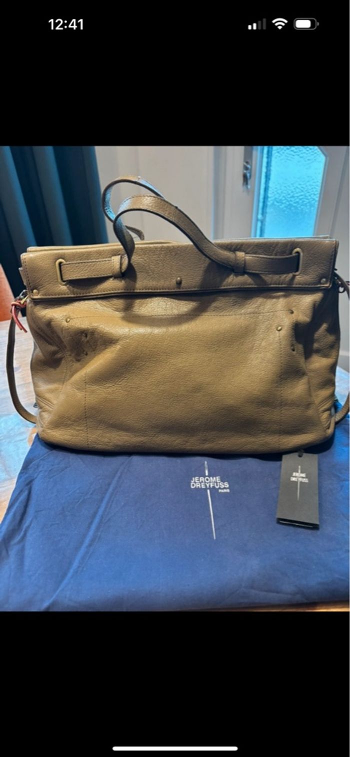 Sac Jérôme Dreyfuss Carlos vert savane - photo numéro 8