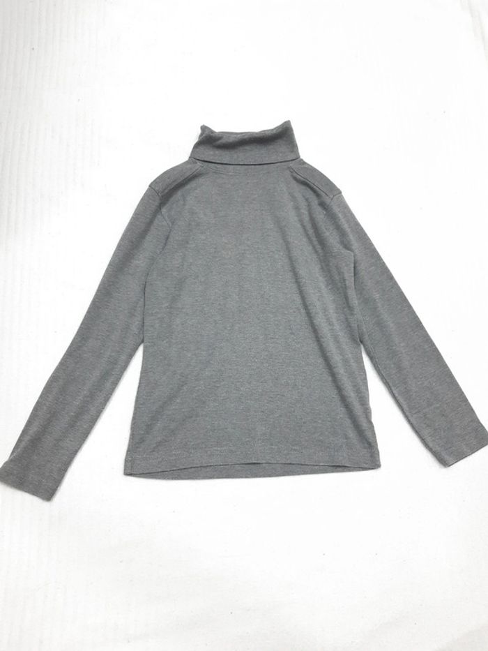 Sous pull col roulé gris NKY 8 ans