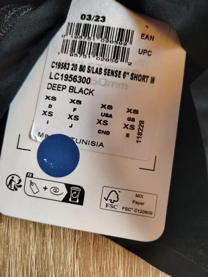 Short Salomon S/Lab Sense 6 - photo numéro 3