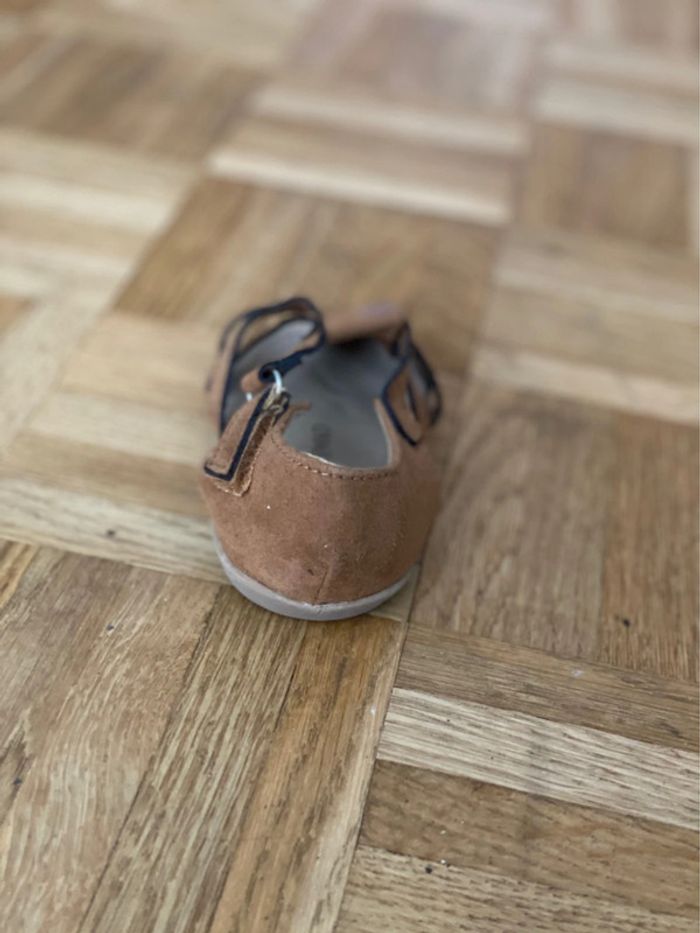 Sandales Cuir T19 TBE comme neuves - photo numéro 5