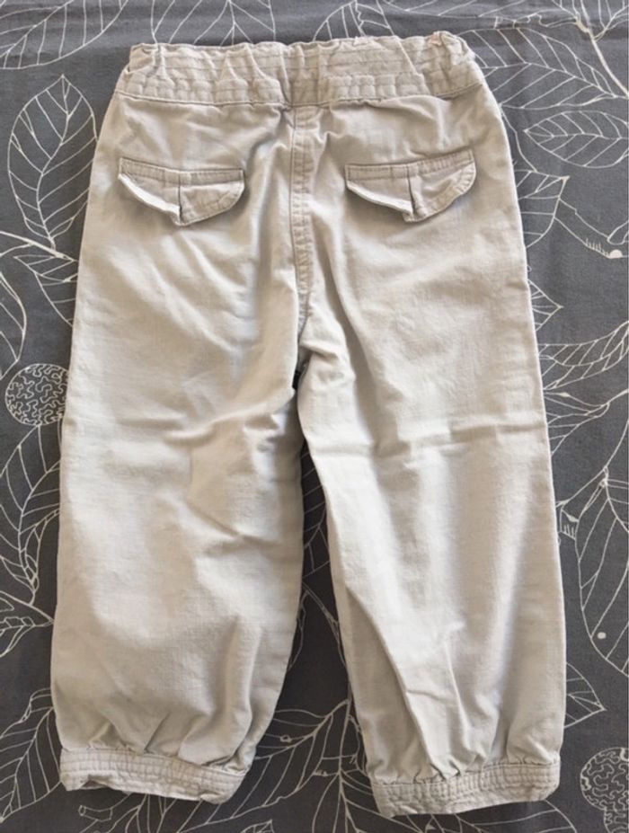 Pantalon beige - Bout’chou - 24 mois / 86 cm - photo numéro 3