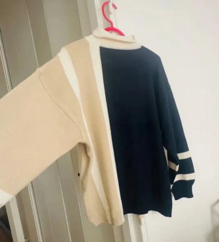 Pull  chic contenant de la laine vierge - photo numéro 6