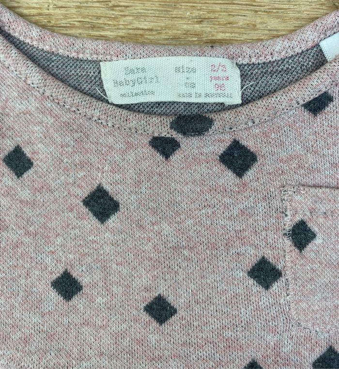 Robe manches longues chaude Zara 2 ans - photo numéro 3