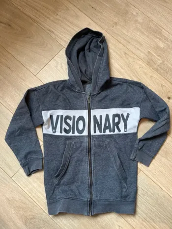 Sweat, à capuche, à zip
