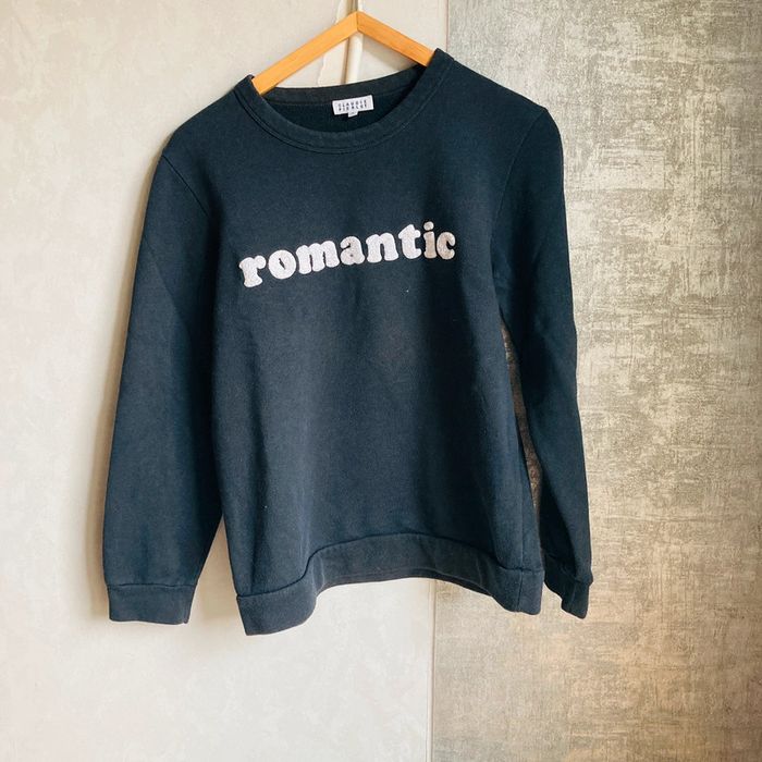 Sweat Claudie Pierlot | bleu marine & blanc | 38 🌿