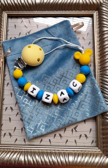 Attache tétine personnalisé