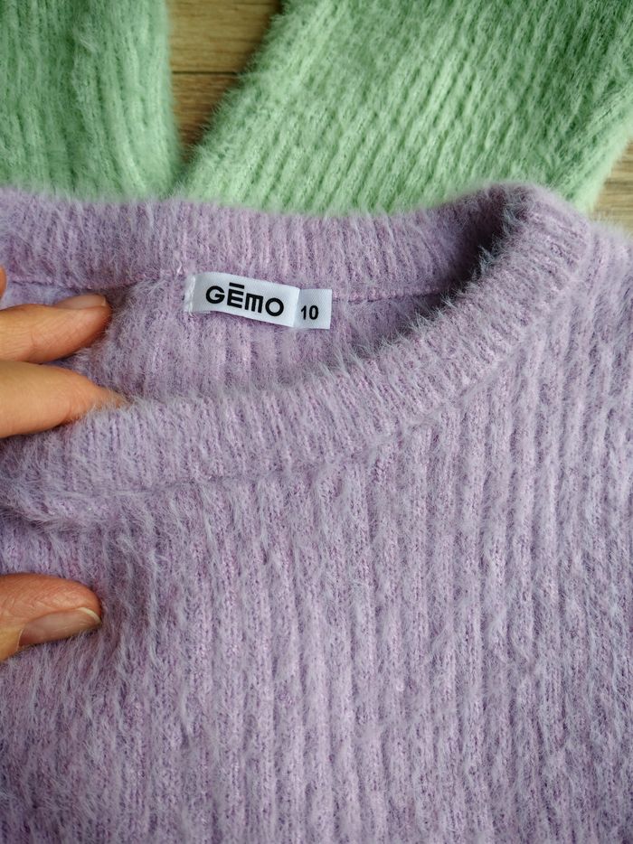 Lot de pulls fille chaud 10 ans gemo Duveteux - photo numéro 3