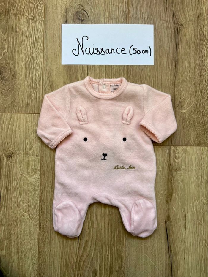 Pyjama lapin Kiabi naissance