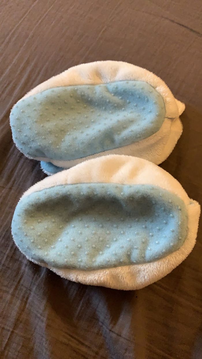 Chaussons enfants blancs - photo numéro 5