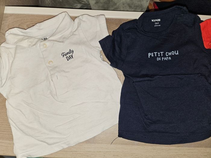 Lot t-shirt bébé 6 mois