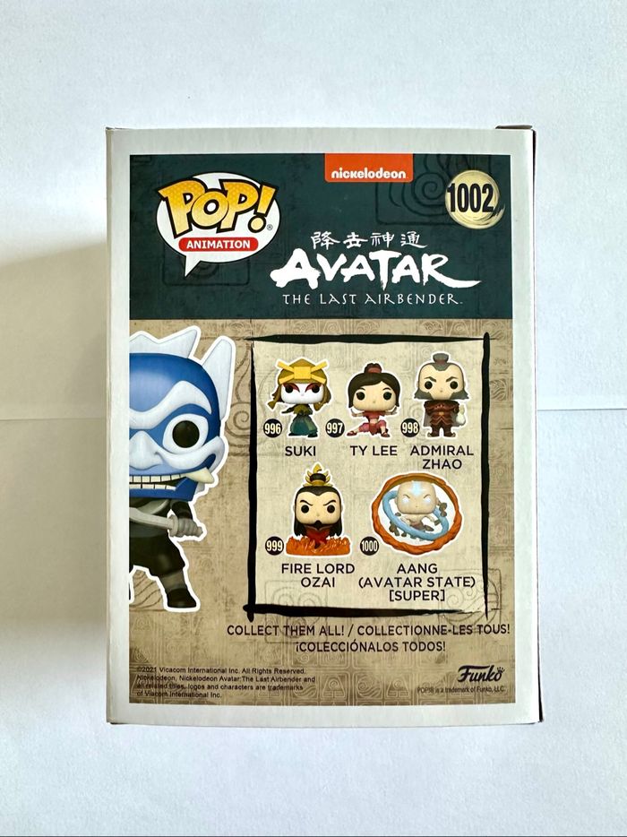 Figurine Funko Pop The Blue Spirit glow CHASE numéro 1002 Avatar - photo numéro 3