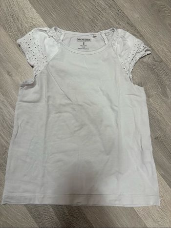 T-shirt 8 ans blanc