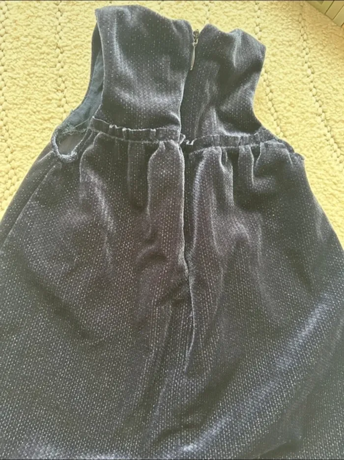 Robe velours bleue - photo numéro 3
