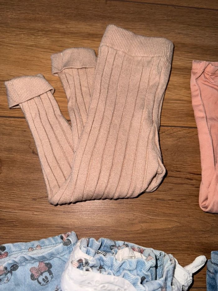 đLot de 6 pantalons bĂ©bĂ© fille taille 12 moisđ - photo numĂ©ro 2