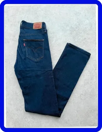 Jeans Levi's W28 FR38 L32 coupe skinny bleu Femme woen pan546b
