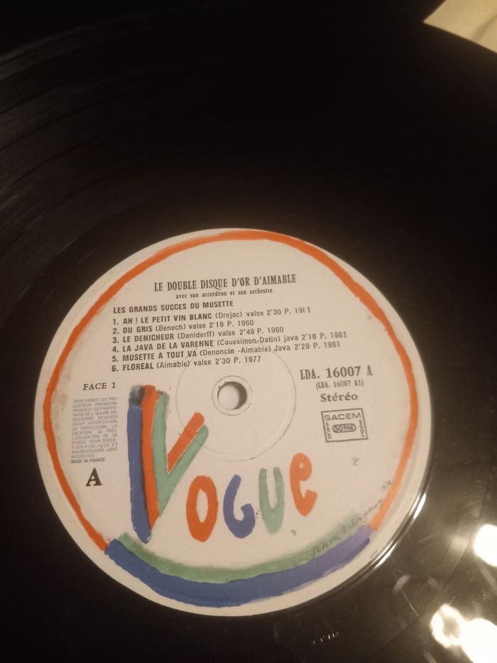 33T le double disque d'or d'aimable - photo numéro 5
