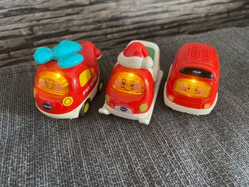 Lot véhicules tut tut bolide rouge Vtech