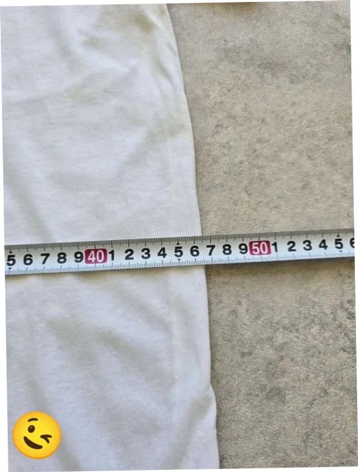 T-shirt Ralph Lauren M coupe col V blanc Homme Men tee104 - photo numéro 6