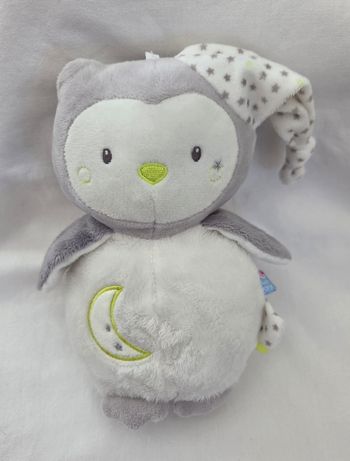 Doudou magidoux chouette grise luminescente - Lune - Sucre d'orge