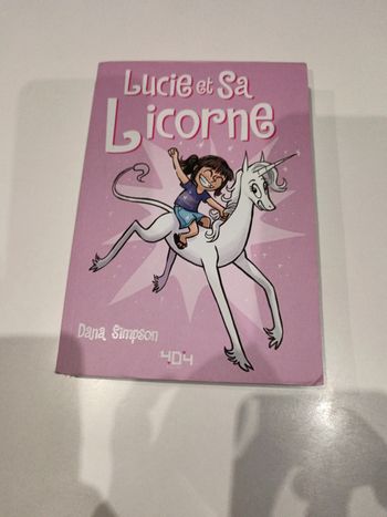 Livre BD Lucie et sa licorne