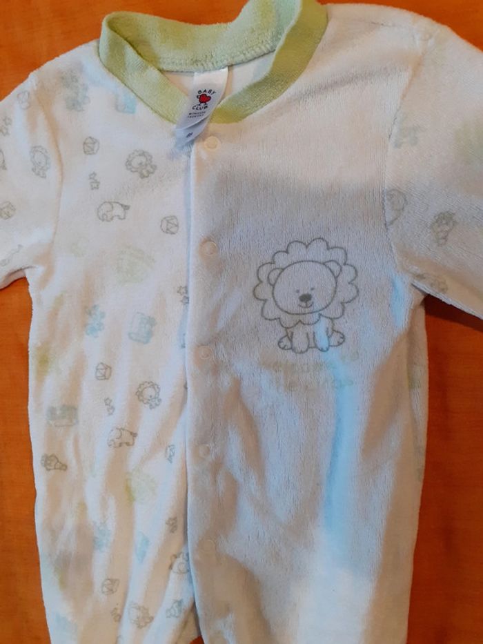 Grenouillère pyjama lion - photo numéro 2