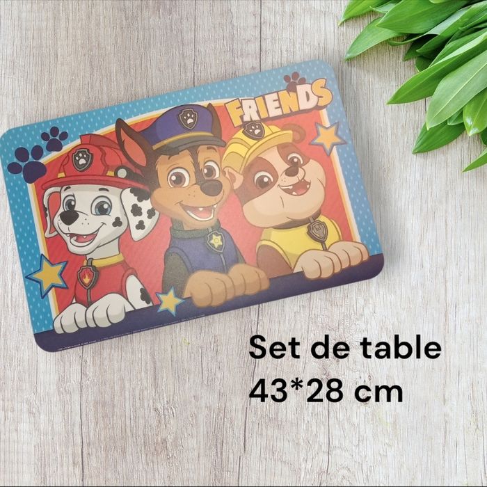 Set de table Pat patrouille paw patrol
