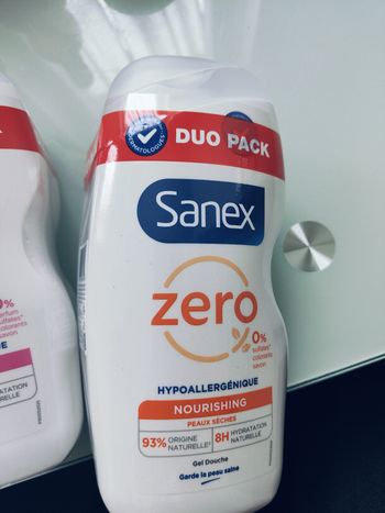 Lot de 4 gels douche sanex Zéro