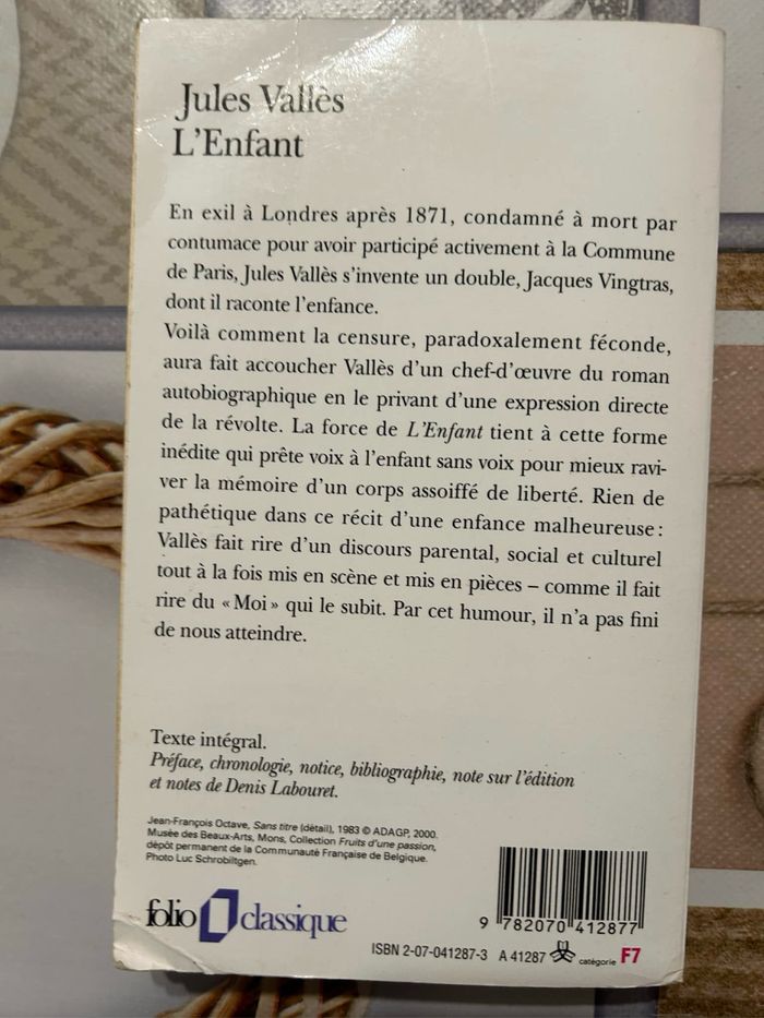Valles L'Enfant Édition de Denis Labouret - photo numéro 2