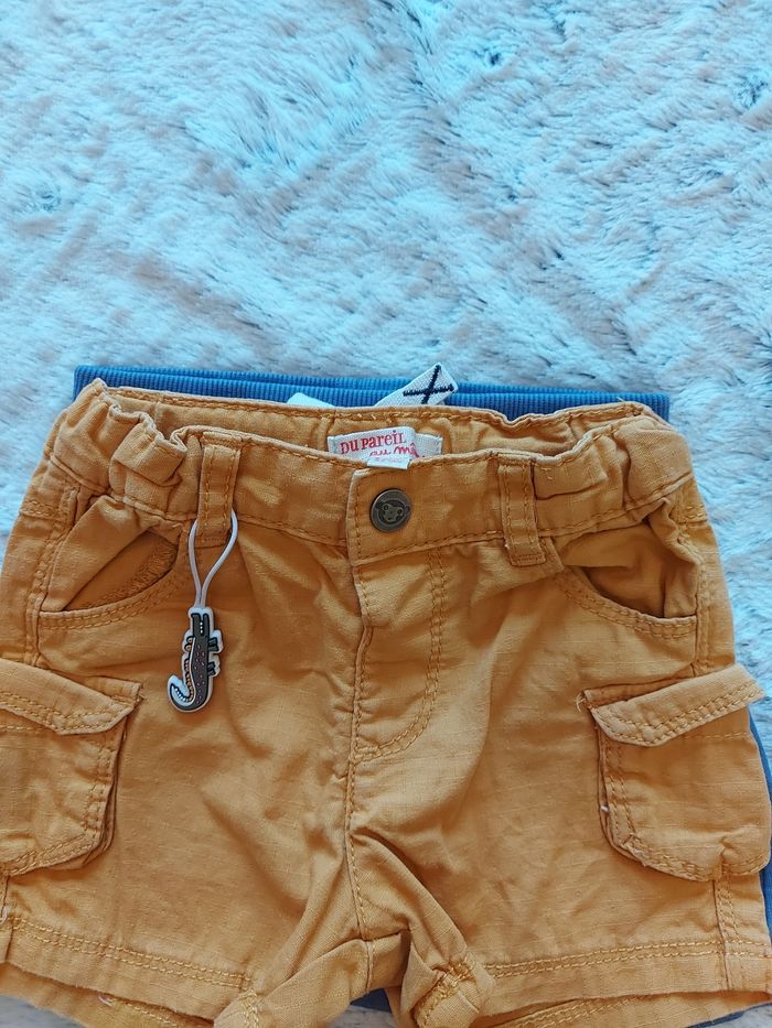 Ensemble t-shirt manches courtes et short 6 mois - photo numéro 9