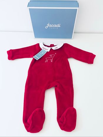 Pyjama de Noël  en velours Jacadi