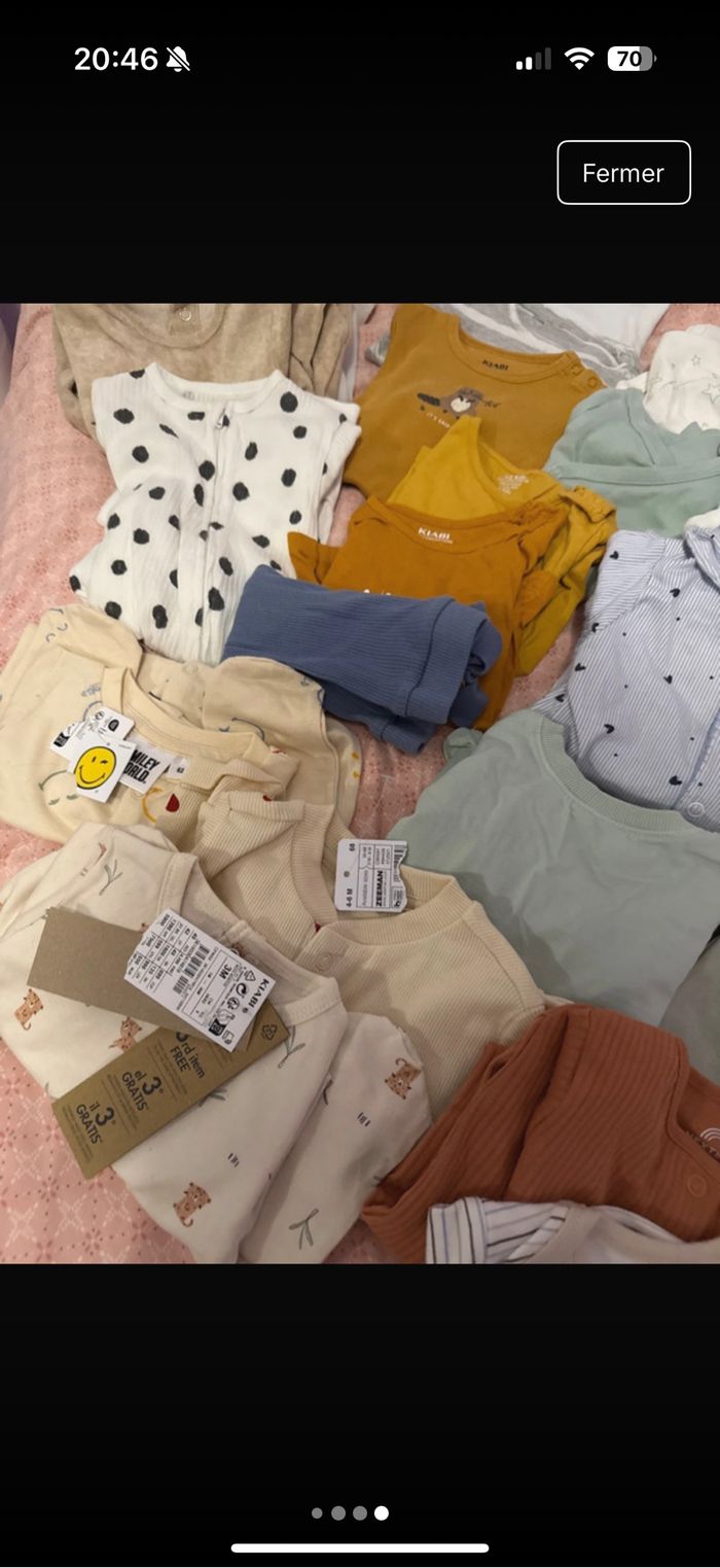 Lot vêtements bébé garçons - photo numéro 3