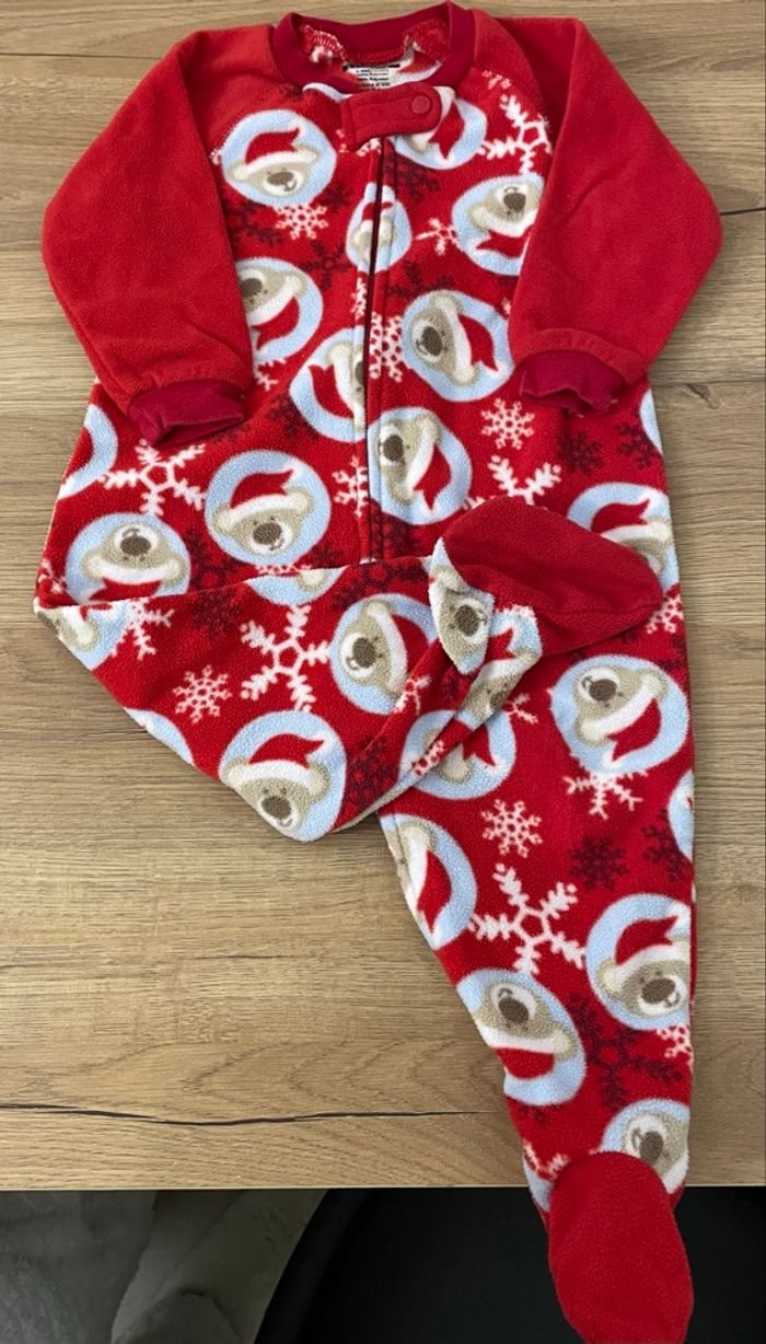 Pyjama à Motifs George fille garçon taille 12 mois pour les fêtes - photo numéro 3