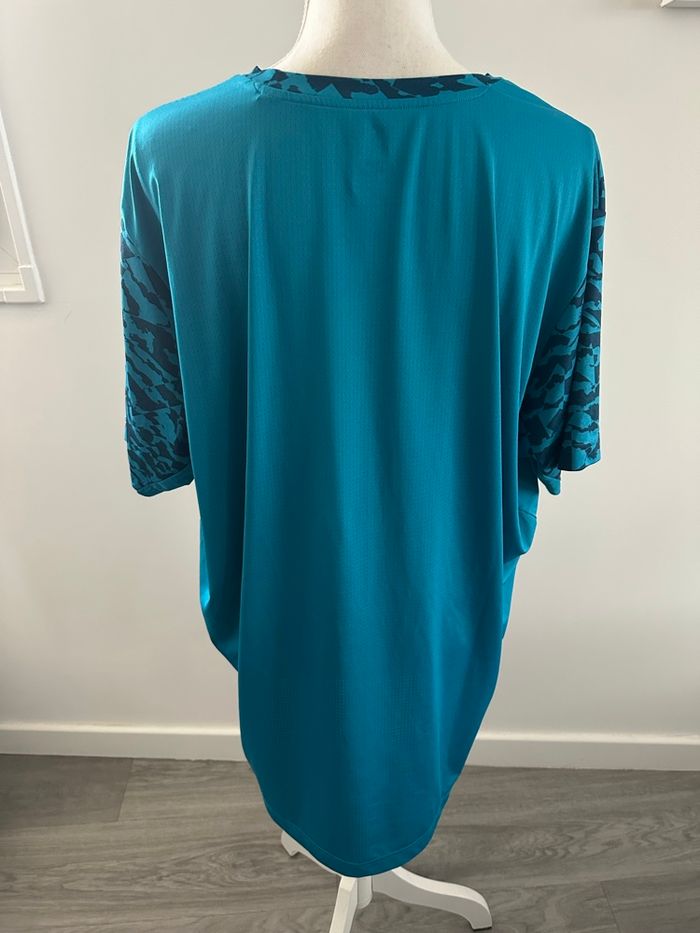 T-shirt bariolé bleu Adidas TXXL - photo numéro 5