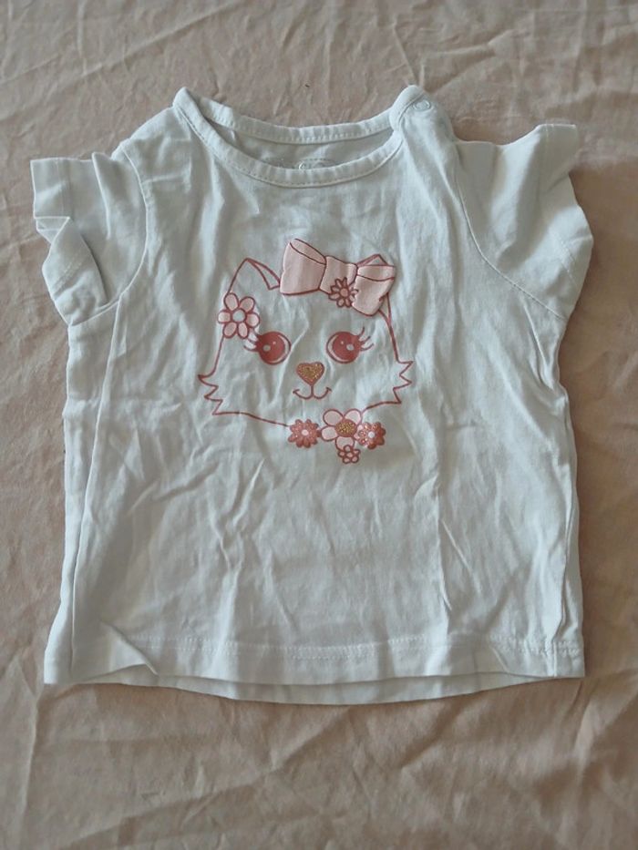 Tee-shirt manches courtes 6 mois - photo numéro 2