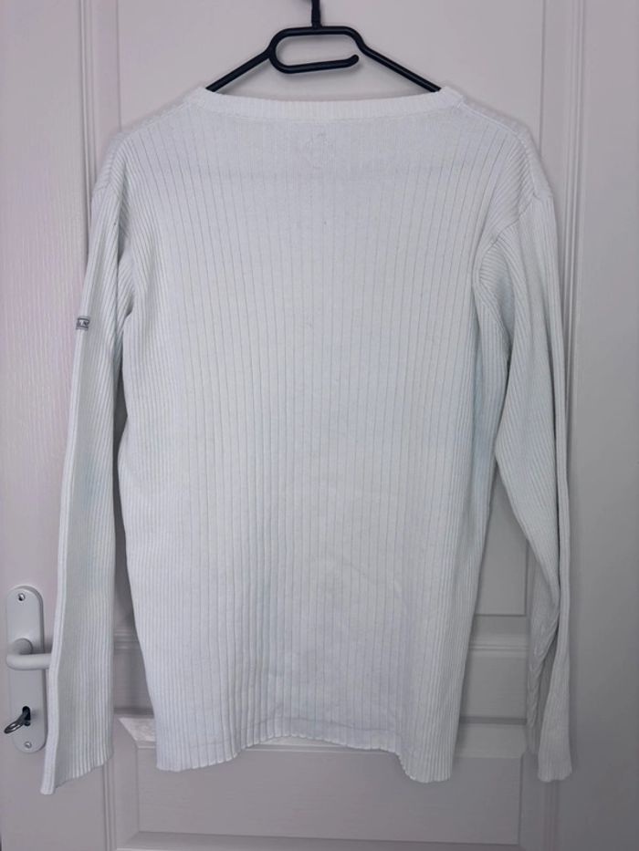 Blanc du nil S pull col V homme - photo numéro 5