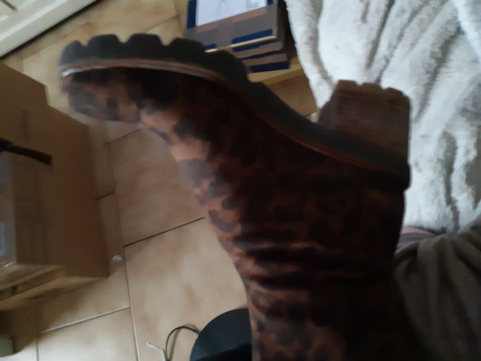 jolies bottines imprimés léopard de la marque espagno "mascaro" etat neuf t 37 - photo numéro 7