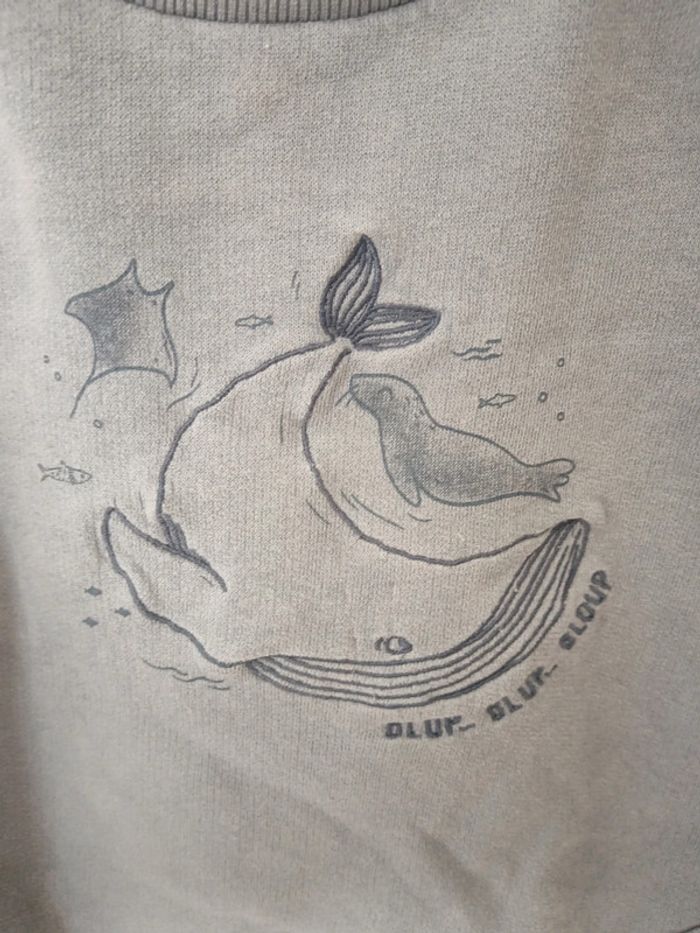 Sweat kiabi baleine - photo numéro 2