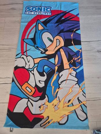 Drap de plage sonic 70x140cm 