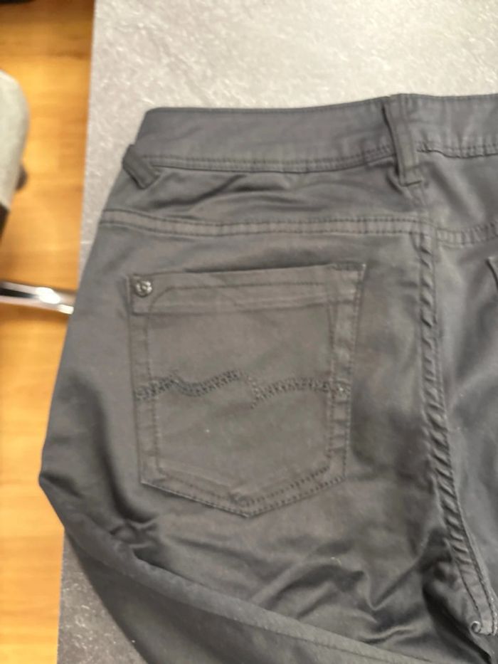 Jeans pour femme Teddy Smith slim satin noir taille 34 - photo numéro 5