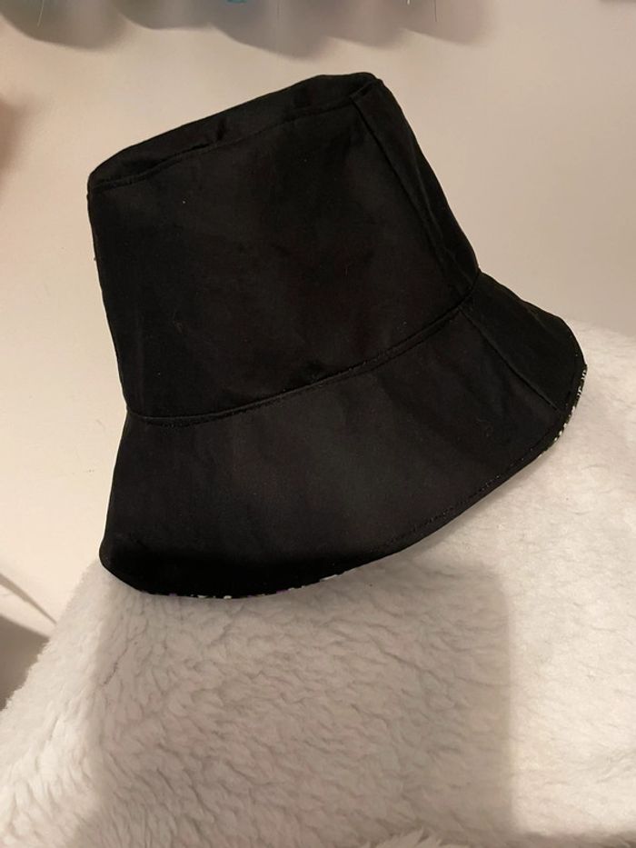 Bob réversible wax vert et violet 60 cm - photo numéro 2