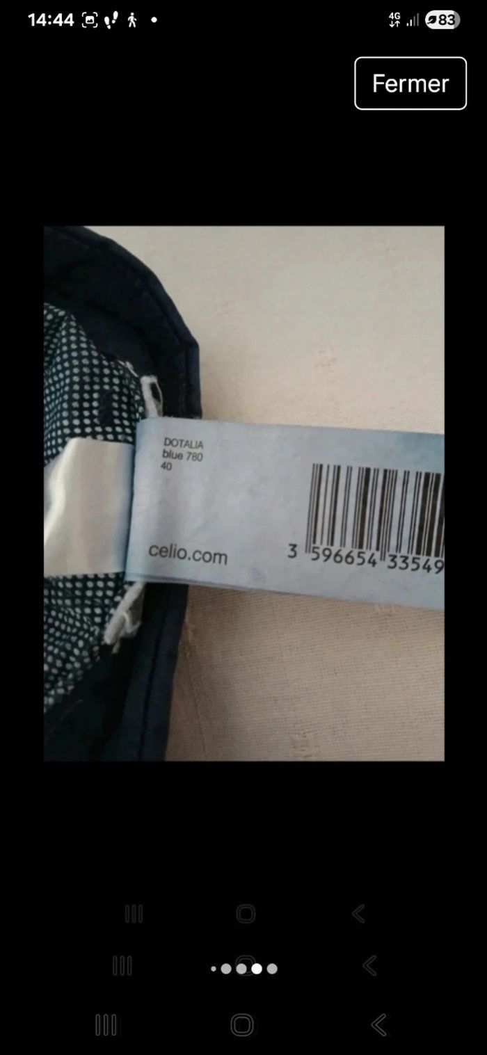 Pantalon chino Taille 40, marque Celio - photo numéro 5